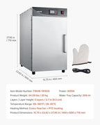 Electric Hot Box Food Warmer, 5-Tier Commercial Warming Cabinets, alternate view 3