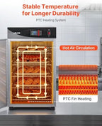 Electric Hot Box Food Warmer, 5-Tier Commercial Warming Cabinets, alternate view 5