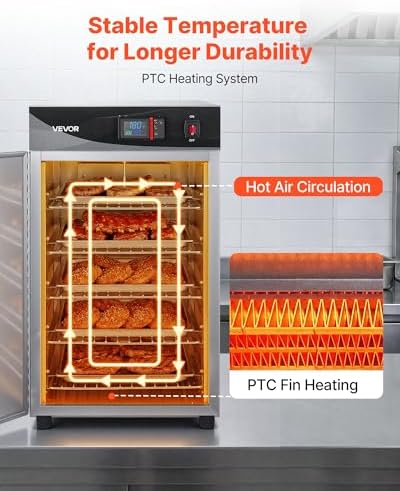 Electric Hot Box Food Warmer, 5-Tier Commercial Warming Cabinets, alternate view 5