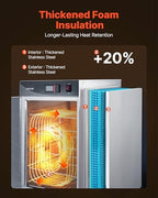 Electric Hot Box Food Warmer, 5-Tier Commercial Warming Cabinets, alternate view 6