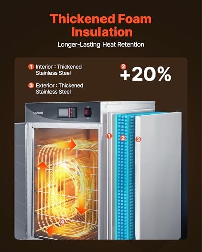 Electric Hot Box Food Warmer, 5-Tier Commercial Warming Cabinets, alternate view 6