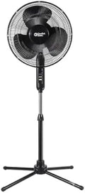 Electric Oscillating Pedestal Fan, Stand Fan, 16 inch, 3 Speed, 90 Degree Oscillating Head, Adjustable Height