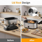 Electric Roaster Oven 26QT with 3 Buffet Server for 28lb Big Turkey, alternate view 4