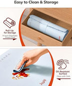 Electric Warming Mat for Food, Roll-Up Silicone Heating Pad with 7 Adjustable Tempmaster Levels, Foldable, alternate view 6