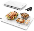 Electric Warming Tray - 2-Panel Food Warmers for Parties Buffet Marble