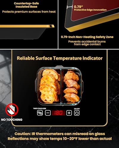 Electric Warming Tray 26"x16" with Storage Bag, Adjustable‐Size Food Warming Mat, 3‐in‐1 Expandable Modular, alternate view 6