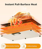Electric Warming Tray (32''×18''), Temperature Control Food Warmers for Buffets Party with Touch-Sensitive, alternate view 2