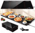 Electric Warming Tray,4-in-1 Modular Food Warmers for Parties Buffet