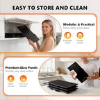 Electric Warming Tray,4-in-1 Modular Food Warmers for Parties Buffet, alternate view 6