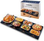Electric Warming Tray, 48" × 16" Food Warmer for Parties Buffet