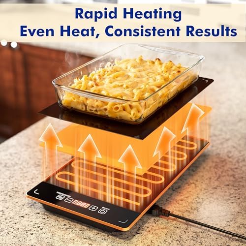 Electric Warming Trays for Buffets Party - 35 x 15 inches Food Warmers with Precise Temperature Control, alternate view 4
