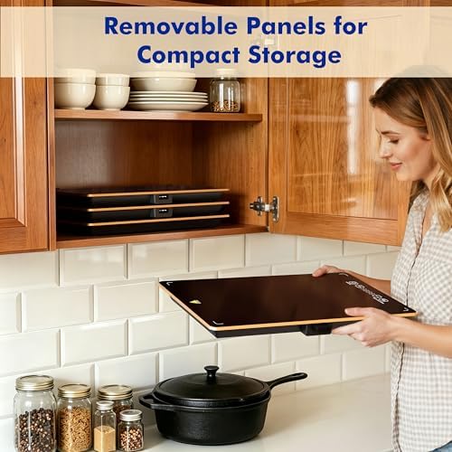 Electric Warming Trays for Buffets Party - 35 x 15 inches Food Warmers with Precise Temperature Control, alternate view 7