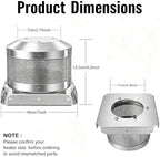 Emitter Screen Replacement for Patio Glass Tube Propane Heater Top, alternate view 2