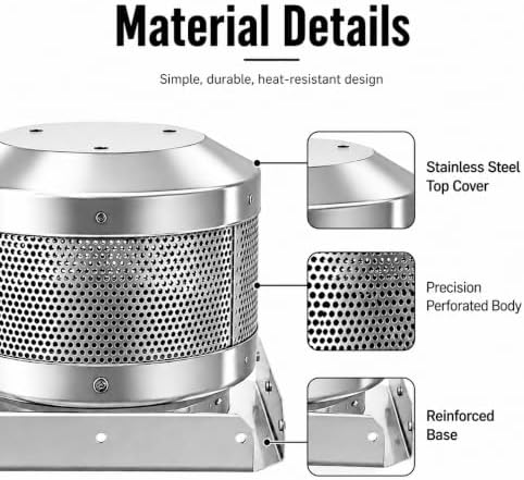 Emitter Screen Replacement for Patio Glass Tube Propane Heater Top, alternate view 3