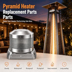 Emitter Screen Replacement for Patio Glass Tube Propane Heater Top, alternate view 5