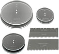 Essential Cake Decorating Acrylic Disk Kit - 3 Sets - Round 5.5”, 7.5” and 9.5" Disk Sets (2 disks per size)