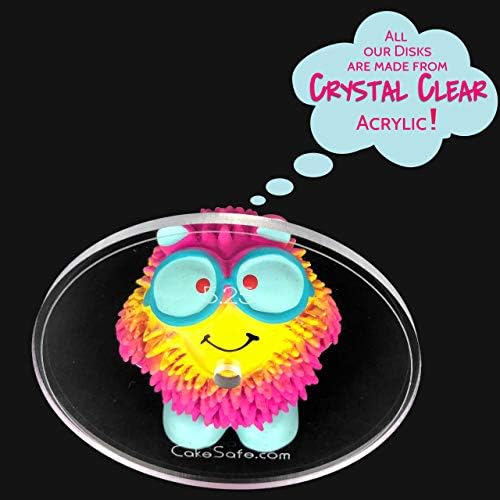 Essential Cake Decorating Acrylic Disk Kit - 3 Sets - Round 5.5”, 7.5” and 9.5" Disk Sets (2 disks per size), alternate view