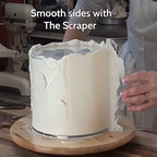 Essential Cake Decorating Acrylic Disk Kit - 3 Sets - Round 5.5”, 7.5” and 9.5" Disk Sets (2 disks per size), alternate view