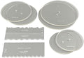 Essential Cake Decorating Acrylic Disk Kit - 3 Sets - Round 6.5", 8.5", 10.5" Disks Sets (2 disks per size)