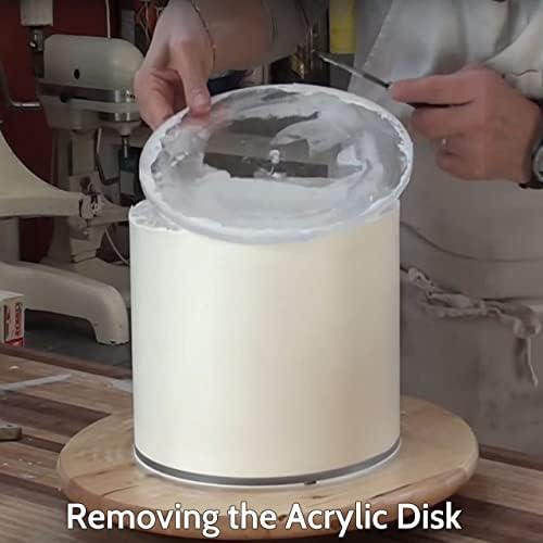 Essential Cake Decorating Acrylic Disk Kit - 3 Sets - Round 6.5", 8.5", 10.5" Disks Sets (2 disks per size), alternate view 2