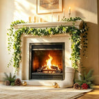 Eucalyptus Garland 2 Pack, 5.9 FT Wedding Table Greenery, alternate view 5