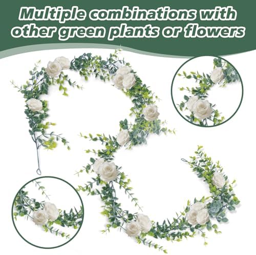 Eucalyptus Garland - 2 Pcs Artificial Greenery Garland, alternate view 5