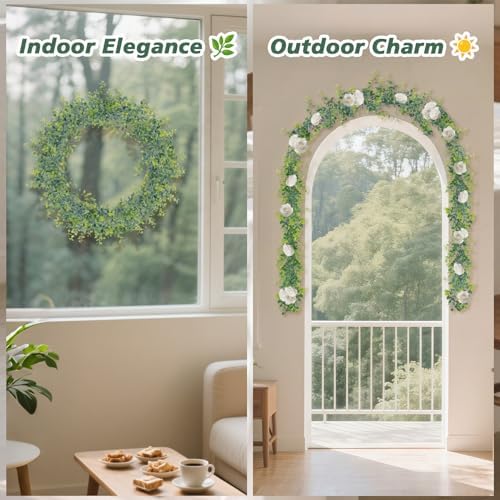 Eucalyptus Garland - 2 Pcs Artificial Greenery Garland, alternate view 6