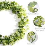 Eucalyptus Garland 6 Pack, 5.9 FT Wedding Greenery, alternate view 6