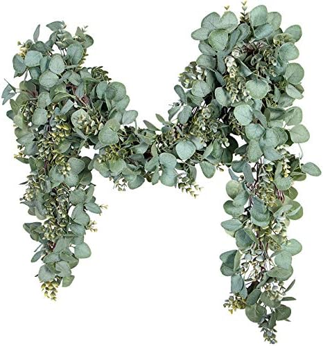 Eucalyptus Garland Lush Artificial Greenery Faux Vines