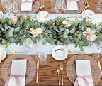 Eucalyptus Garland Lush Artificial Greenery Faux Vines, alternate view 2