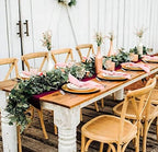 Eucalyptus Garland Lush Artificial Greenery Faux Vines, alternate view 6