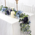 Eucalyptus Garland with Flowers - 1 Pack 5.9 FT Fake Flower Garland with Butterflies Faux Rose Greenery Garlands, alternate