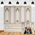 European Style Vintage Room Inside Backdrop 10x10ft in 10x10ft