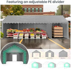 Event Tent 13x26ft, Large Commercial Canopy Portable Storage Shed in 13x26ft, alternate view 5