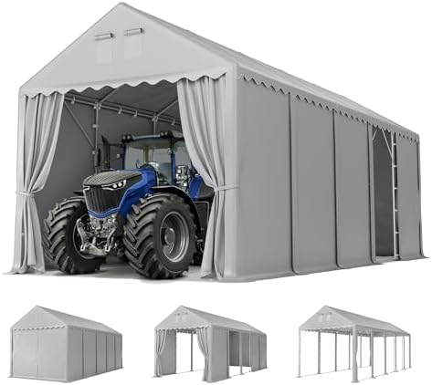 Event Tent 13x32ft, Large Commercial Canopy Portable Storage Shed in 13x32ft, alternate view 3