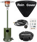 Evergreen 50,000 BTU Propane Patio Heater with Rain Cover, Multiple Color Available, Outdoor Heater with