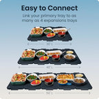 Everything Warmer Expansion Tray, 10” x 16” Electric Warming Tray, Requires Primary Panel for Use (Sold, alternate view 4