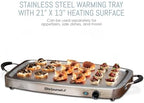 EWM-9933 Buffet Server, Oven Safe, 7.5 Qt, Stainless Steel in Silver, alternate view 4