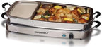 EWM-9933 Buffet Server, Oven Safe, 7.5 Qt, Stainless Steel in Silver, alternate view 6