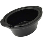 EWMST Adjustable Temp Dishwasher-Safe Oval Ceramic Pots, Lid Rests, 3 x 2.5Qt Capacity, Stainless Steel in, alternate view 6