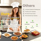 Expandable Food Warming Mat Extra Large 58"x16", Warming Mat for food, Gray in Gray, alternate view 6