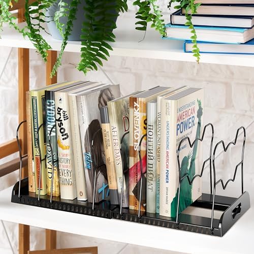 Expandable Pan Rack 10 Adjustable Compartments, Black in Black, alternate view 2