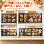 Expandable Warming Mat for Food, 52" x 16", 3 Panels in Dark Gray, alternate view 4