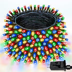 Extendable 108FT 300 LED Christmas String Lights Indoor Outdoor Multicolor
