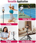 Extendable Aluminum Tripod Stand,81" Portable Adjustable Phone Stand, alternate view 7