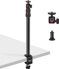 Extendable Camera Desk Mount with Ball Head, 17"-40", TL283(RED) in Red