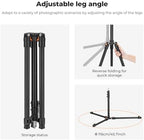 Extendable Photography Stand, 6.5ft Aluminum Tripod, 1/4" Screw, alternate view 6