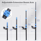 Extension Boom Arm, 22"-63" Adjustable Telescopic Boom for Light Stand, alternate view 3