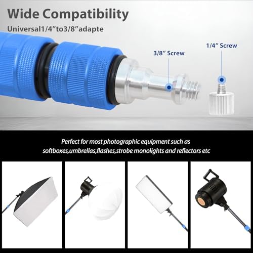Extension Boom Arm, 22"-63" Adjustable Telescopic Boom for Light Stand, alternate view 5