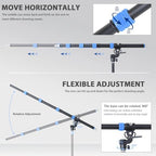 Extension Boom Arm, 22"-63" Adjustable Telescopic Boom for Light Stand, alternate view 6